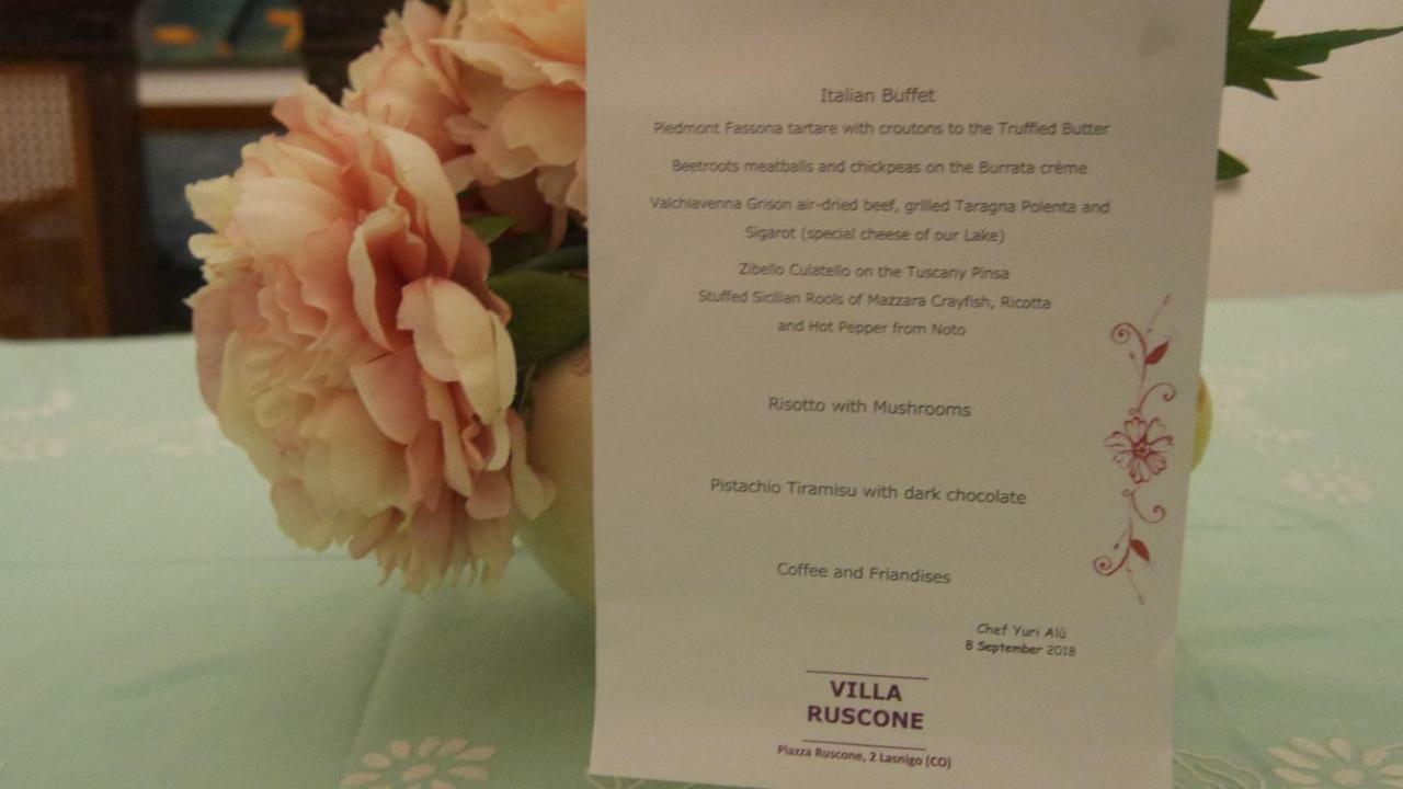 Villa Ruscone Lasnigo Bagian luar foto